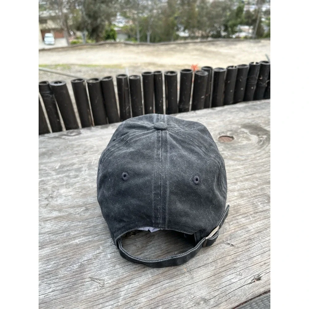LA Kings Washed Black Dad Hat American Needle NHL Strapback Faded Cap